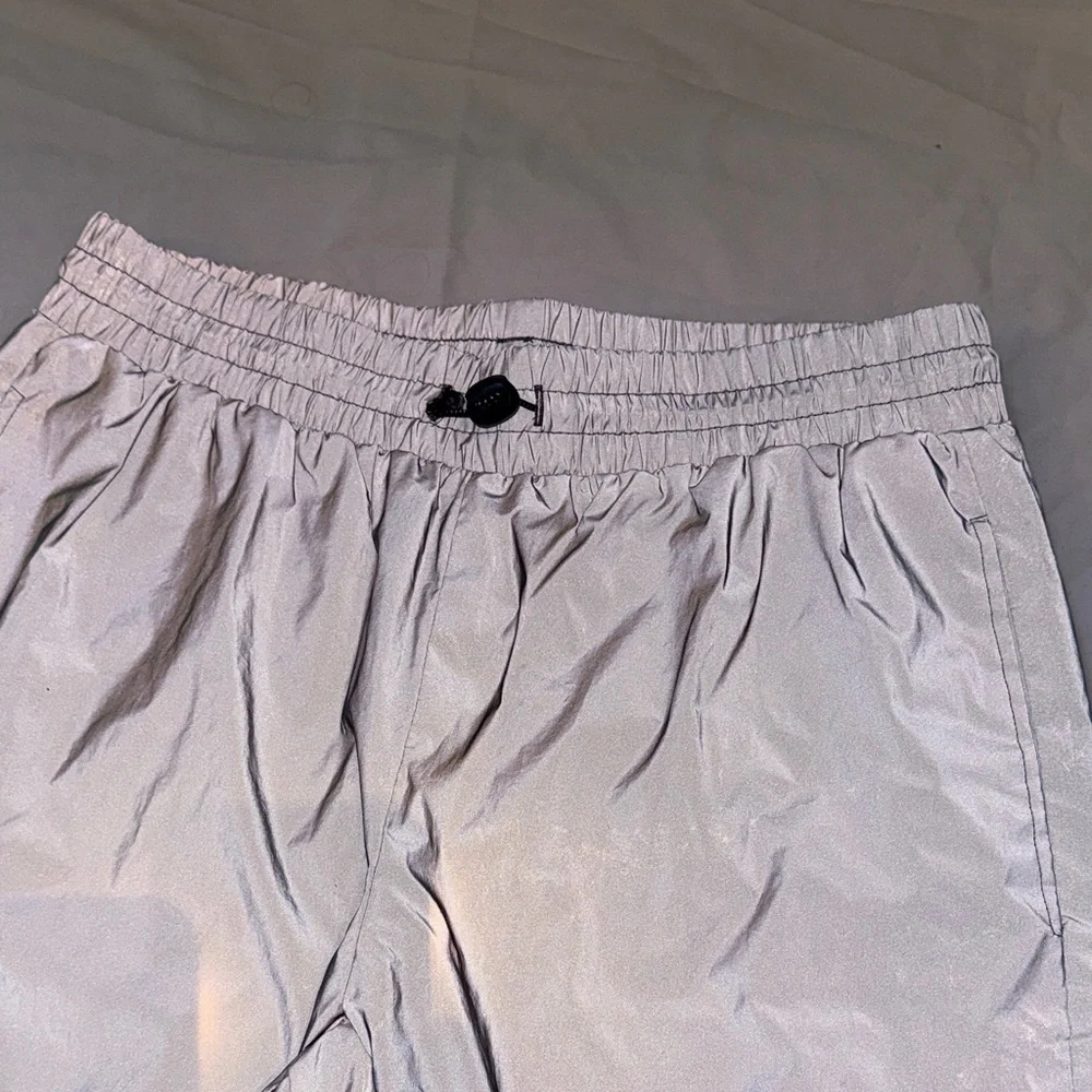 Forever 21 gray reflective Cargo Pants